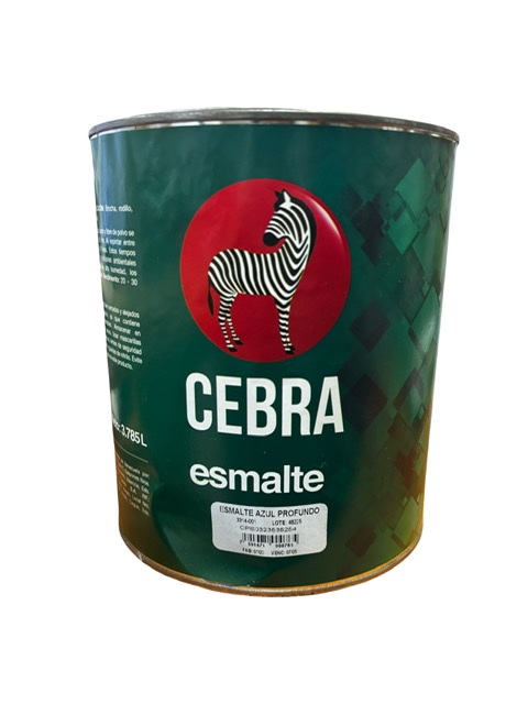 Pintura Esmalte Azul Profundo 1 Galon Cebra
