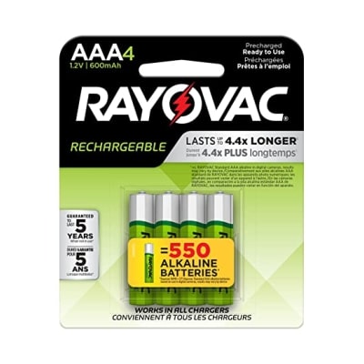 Blister Pilas Recargables Aaa 1.2V Rayovac