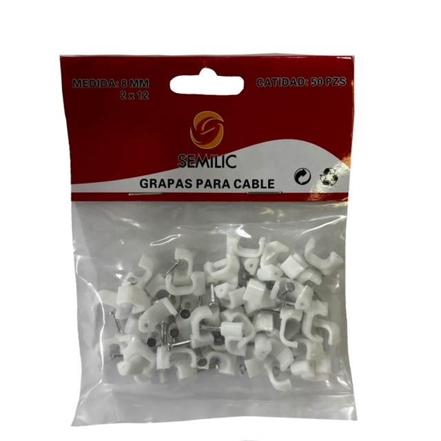 Grapa para Cable Chata 2 X 12 50Und