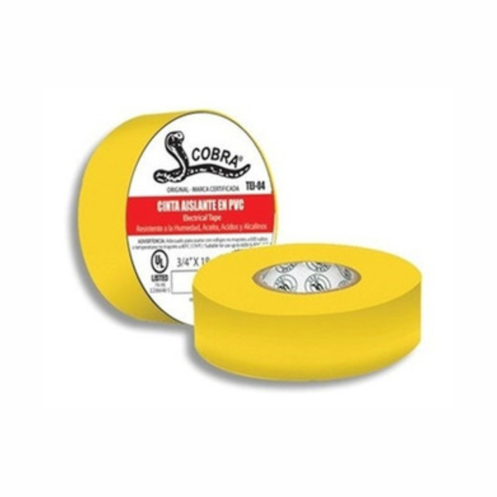 Teipe Amarillo Cobra 3/4" X 10Ml