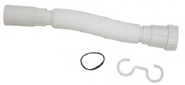 Sifón flexible plástico para lavamanos 1-1/4 pulg