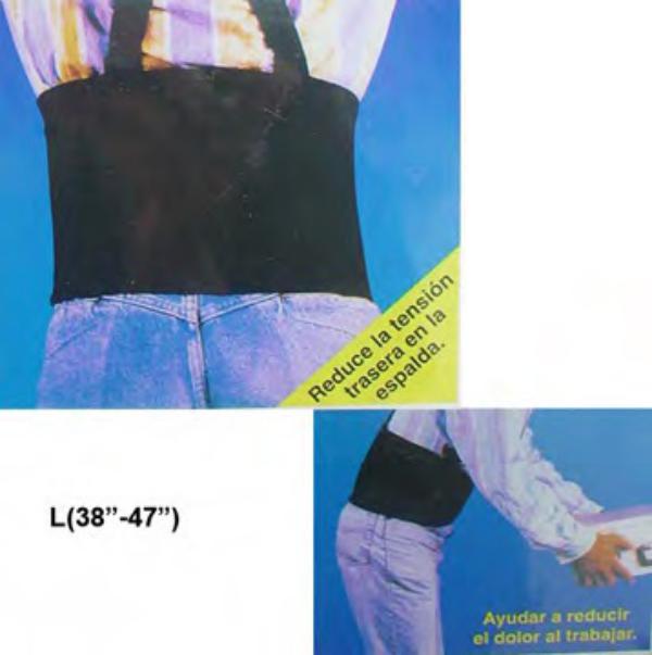 Faja Lumbar Talla"L" Elastica Saco