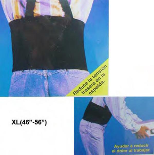 Faja Lumbar Talla"Xl" Elastica Saco
