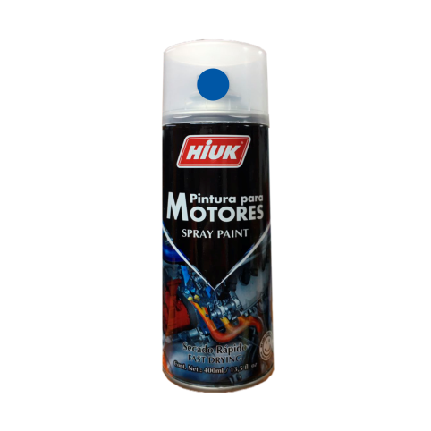 Pintura en Spray para Motor Azul General Motors 400Ml Hiuk