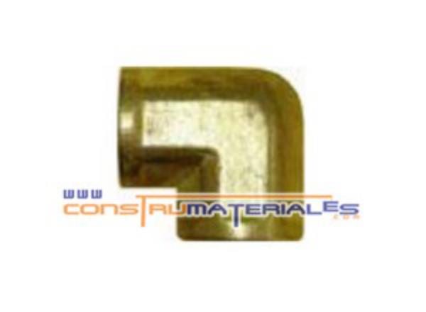Codo Hembra Npt 90 1/4" Bronce
