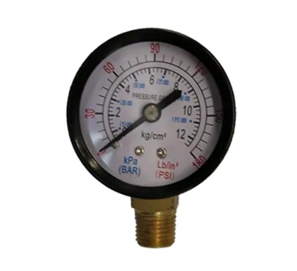 Manometro 40Mm 0-180Psi P/Compresor