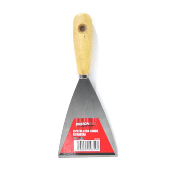 Espatula Mango Madera 4" Boston Tools