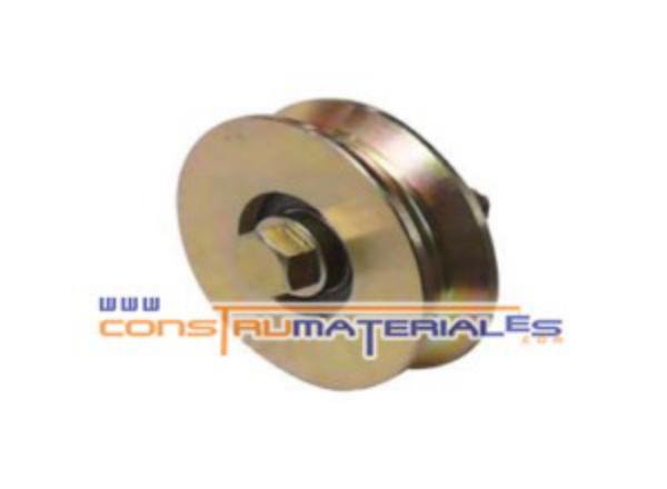 Rueda para Porton 3-1/2" Sin Base con Rolin Canal V