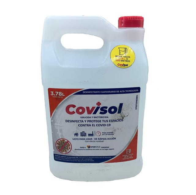 Covisol Virucida y Bactericida 1 Galon