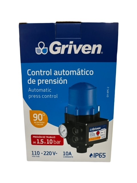 Press Control 10Q 1.5 A 10Bar 110-220V Griven