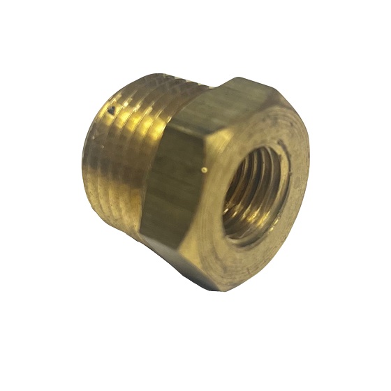 Bushing Reduccion Npt Macho Hembra 1/2" X 1/4" Bronce
