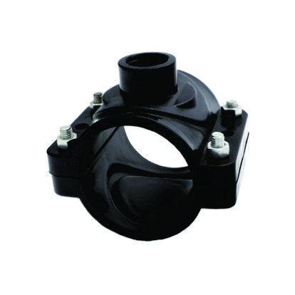 Abrazadera Plastica para Manguera Riego 110Mm Salida 1/2"
