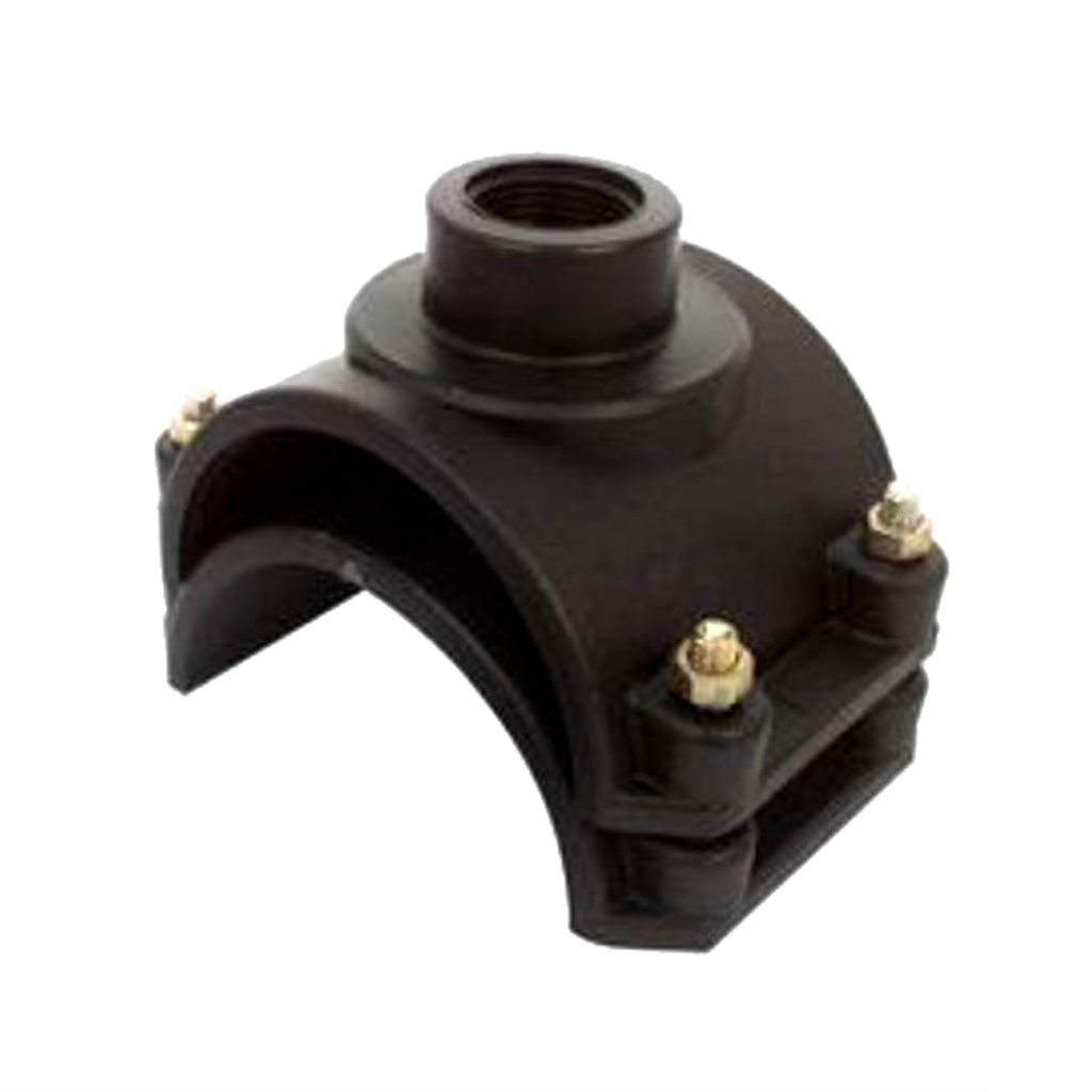 Abrazadera Plastica para Manguera Riego 75Mm Salida 3/4"