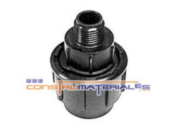 Adaptador Macho para Manguera de Riego 20 Mm Salida 1/2"