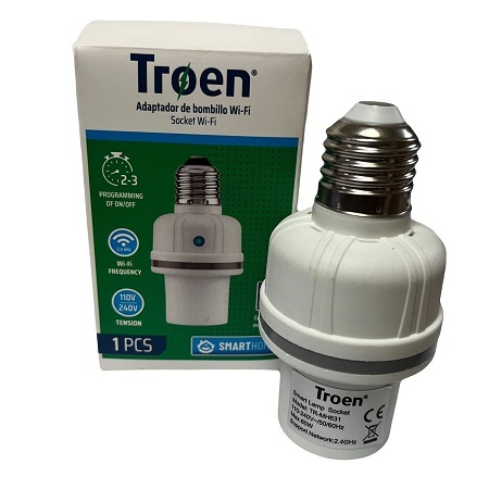 Socate E27 Inteligente Acceso Wifi 110V 240V Troen