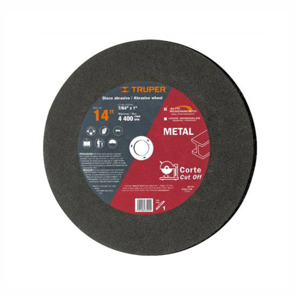 Disco para Tronzadora 14"Truper