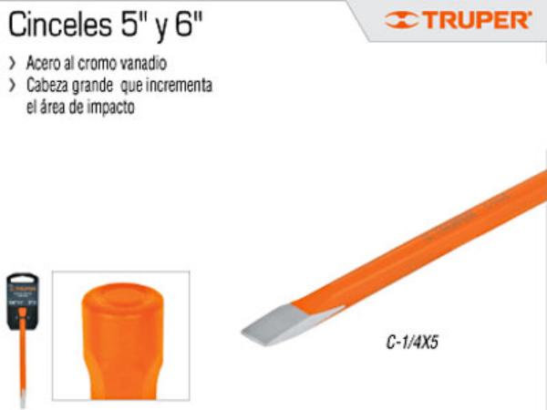Cincel Corte Frio 3/8" X 6" Truper