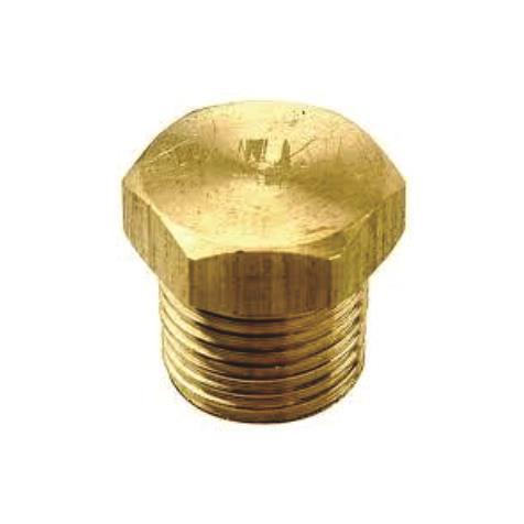 Tapon Macho Cabeza Hexagonal 1/4