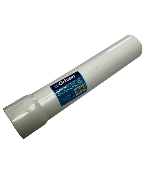 Tubo de Extension Pvc 1-1/2" X 8 Griven