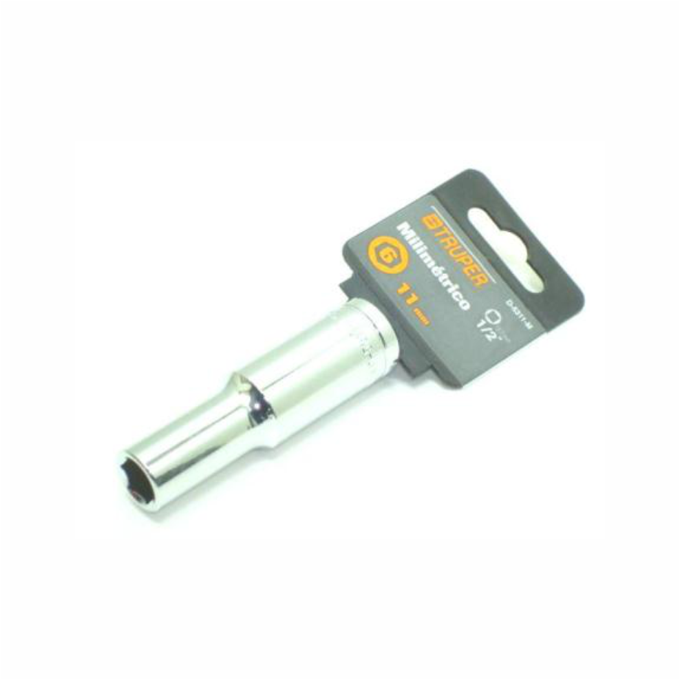 Dado Largo Cuadrado 1/2" Hexagonal 11Mm