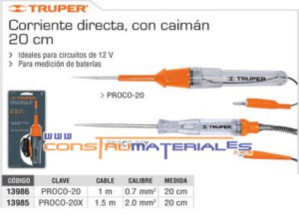 Probador de Corriente Uso Pesado
