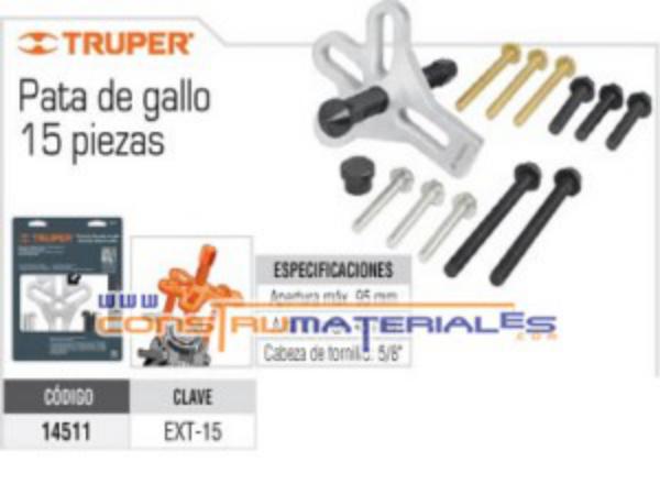 Extractor Tipo Pata de Gallo Truper