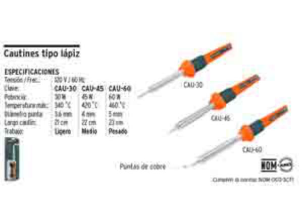 Cautin Tipo Lapiz 30W 120 Volt Truper