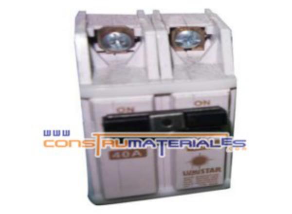 Breaker P/Sobreponer Lumistar 2 X 40
