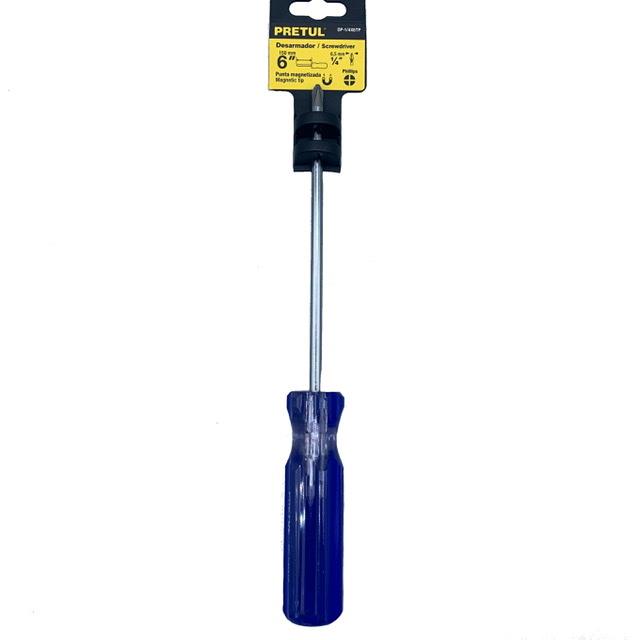 Destornillador M/Transp 6" X 1.1/4 Pretu