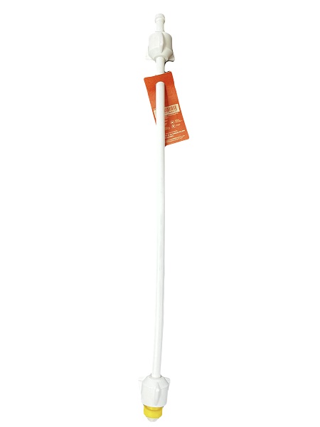 Canilla Plastica 1/2" X 1/2" 40Cm Lavamanos Pgp