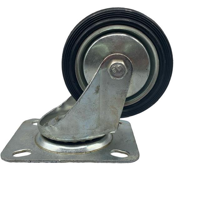 Rueda Base Plana Giratoria 3 1/2 Continental