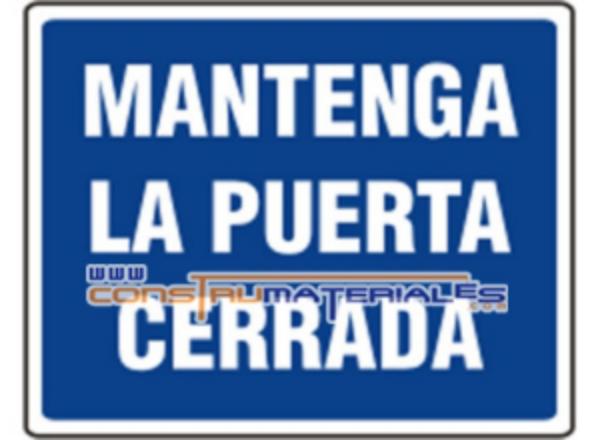 Señal Man Puerta Cerrada Ob-21