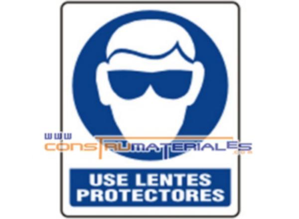 Señal Use Lentes Protectores Ob-02