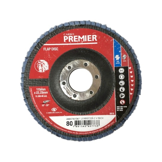Disco Acabado Flap 4 1/2" 115Mm G80 Carbopremier