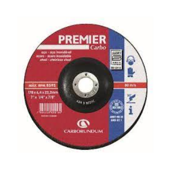 Disco de Desbaste Metal 4 1/2" X 1/4" X 7/8" Premier Carbo