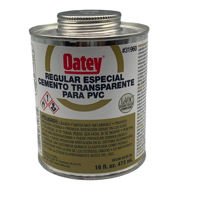 Pega Soldadura Pvc Dorada 1/8 Gal 473 Ml Oatey