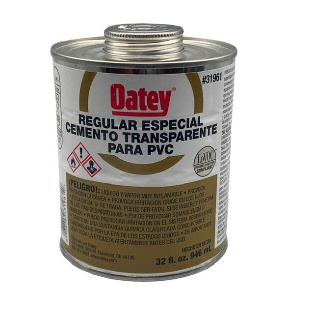 Pega Soldadura Pvc Dorada 1/4 Gal 946 Ml Oatey