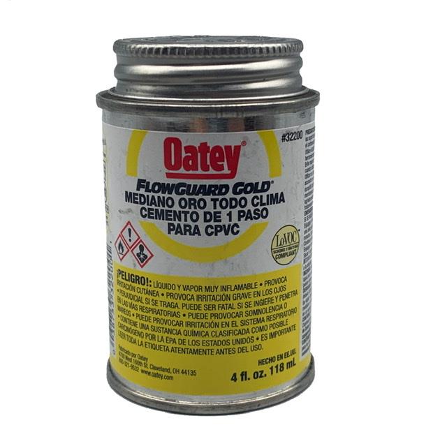Pega Soldadura Cpvc 1/32 Gal 118Ml Agua Caliente Oatey