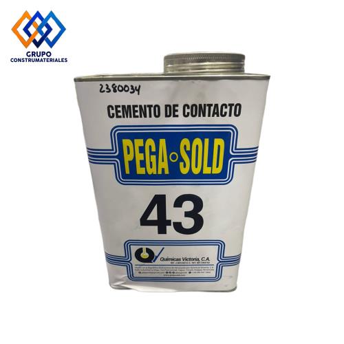 pega sold 43 amarilla cemento de contacto 1 galon