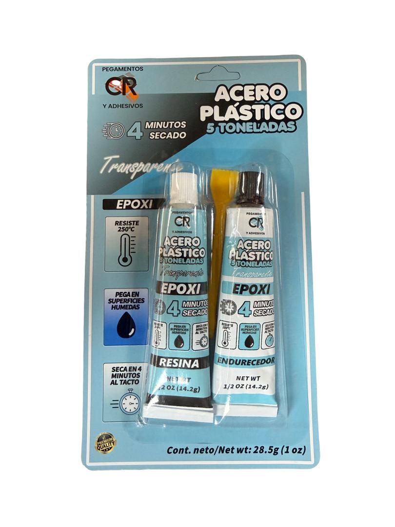 Acero Plastico 5 Toneladas Transparente Cr 28.5G