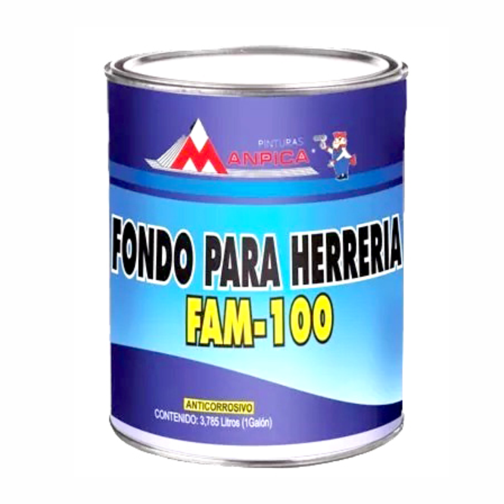 Fondo para Herreria 1 Galon Negro Manpica