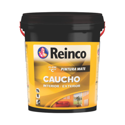 Pintura Mate Caucho Blanco Cuñete Clase C Reinco