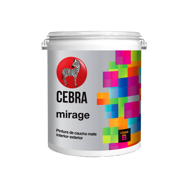 Pintura de Caucho Cebra Mirage Color Blanco Clase B Galon