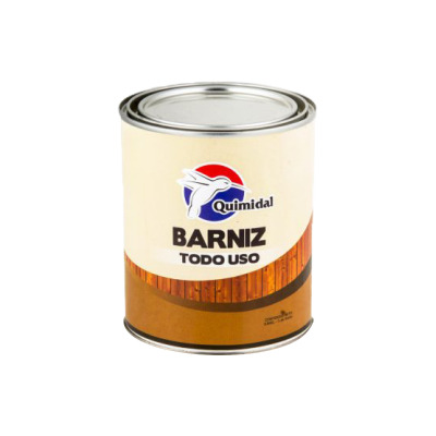 Barniz Todo Uso Nogal Brillante 1/4 Gal Quimidal