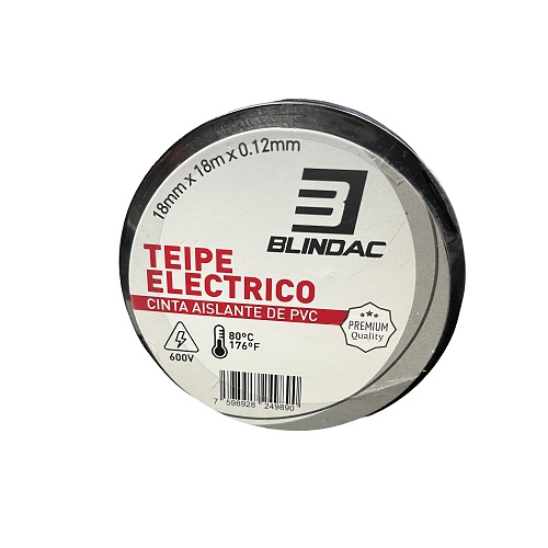 Teipe Electrico 18Mm X 18Metros Blindac