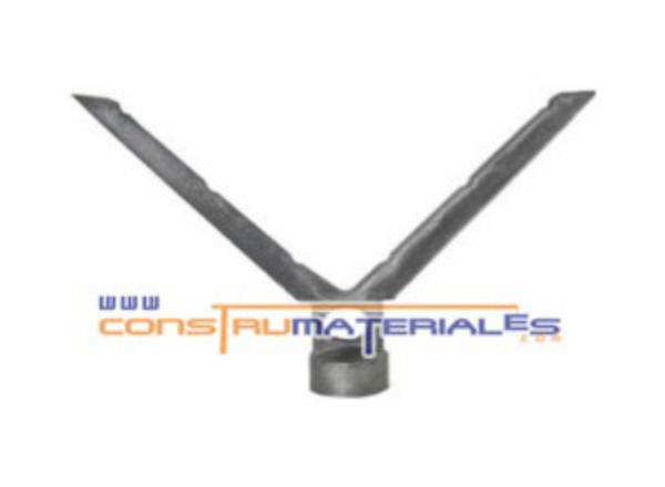 Brazo para Cerca Recto Doble Pasant