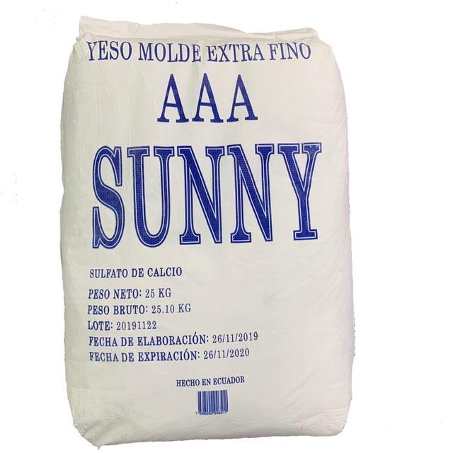 Yeso para Encamisar Extra Blanco Saco 25Kg No Aplica para Moldura