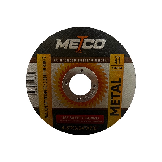 Disco Corte Ultra Fino 4-1/2" X 3/64"X 7/8P" Metco