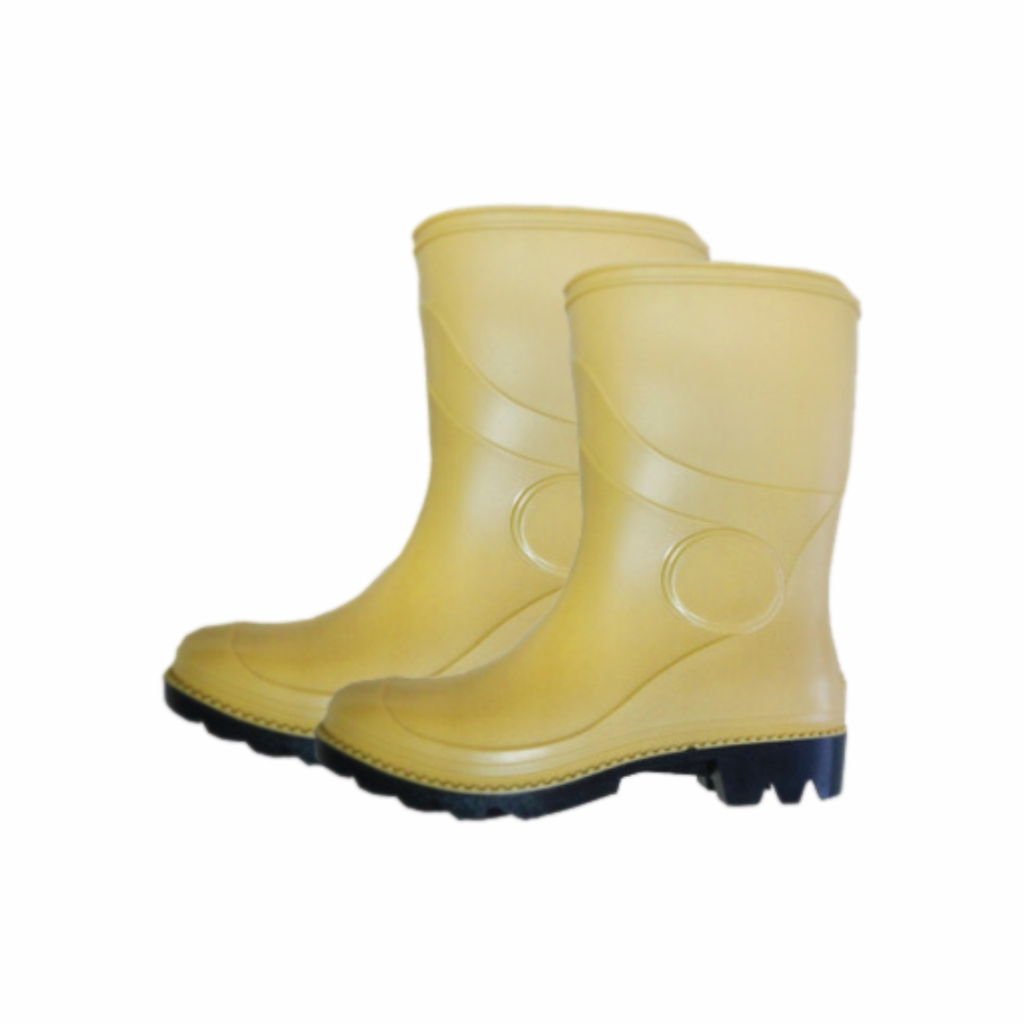 Bota de Goma Beige Corta T-43