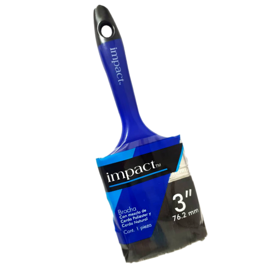 Brocha 3" Azul Impact 76.2Mm